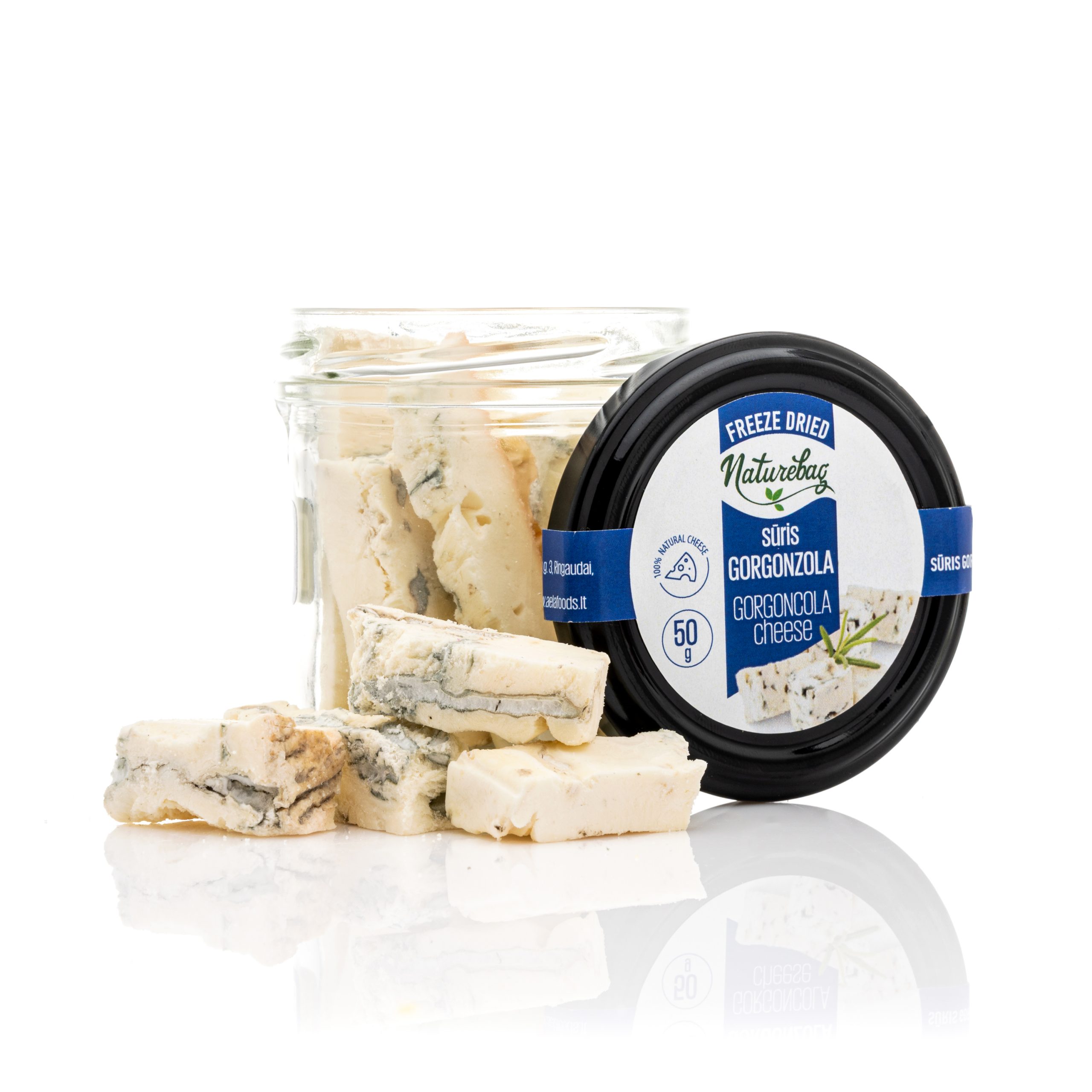Džiovintas šaltyje Gorgonzola sūris