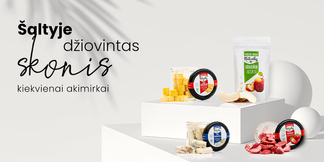 Šaltyje džiovintas skonis